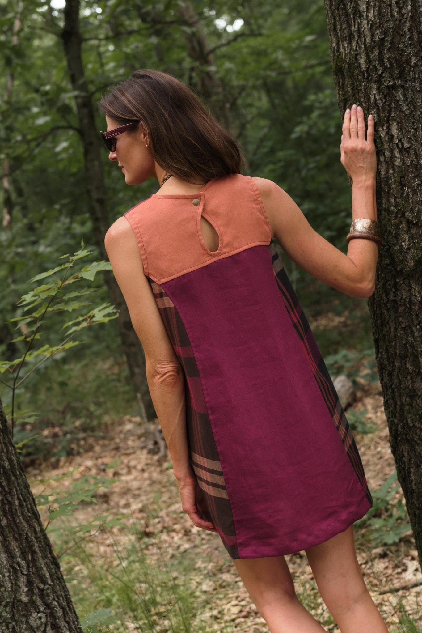 Beth Dress in Pomegranate