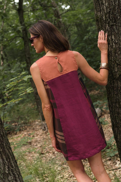 Beth Dress in Pomegranate