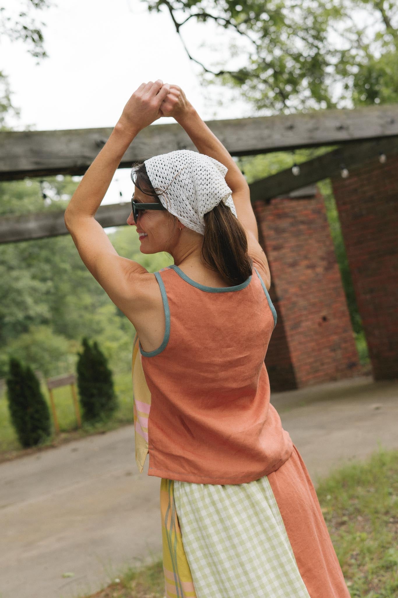 Classic Tank in Tangerine