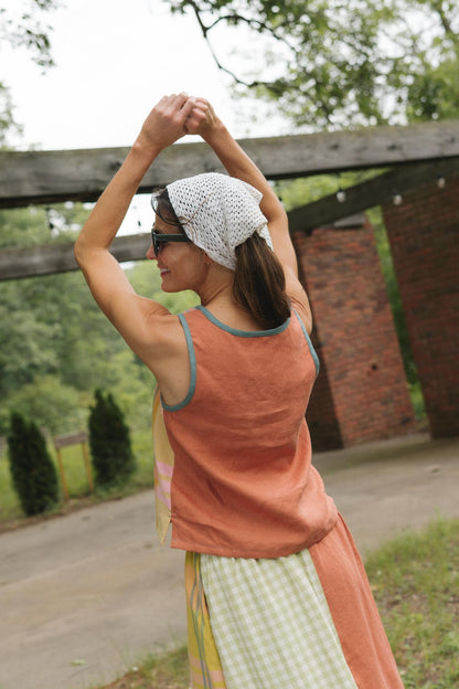Classic Tank in Tangerine
