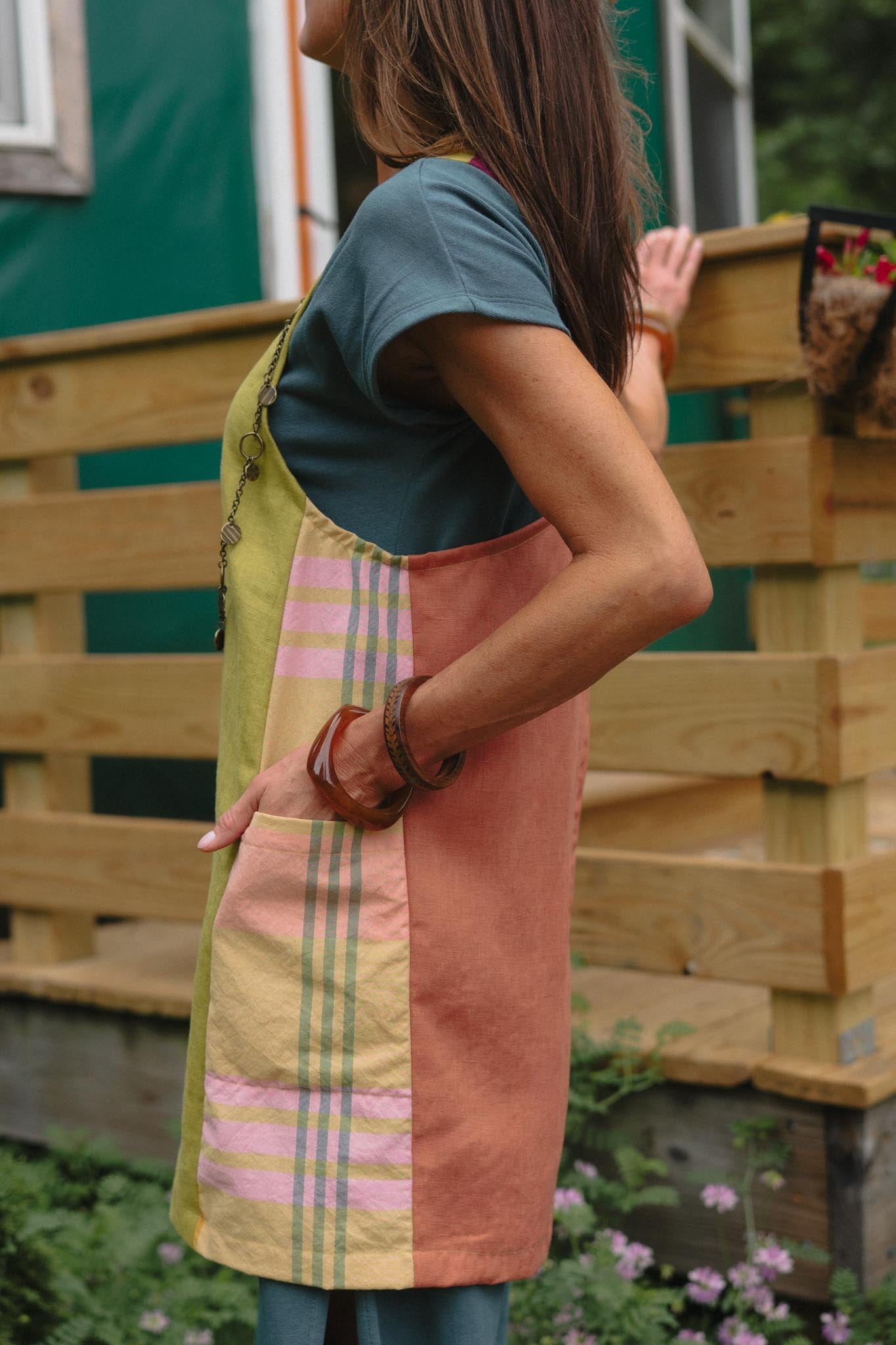 Greenhouse Apron in Passion Fruit