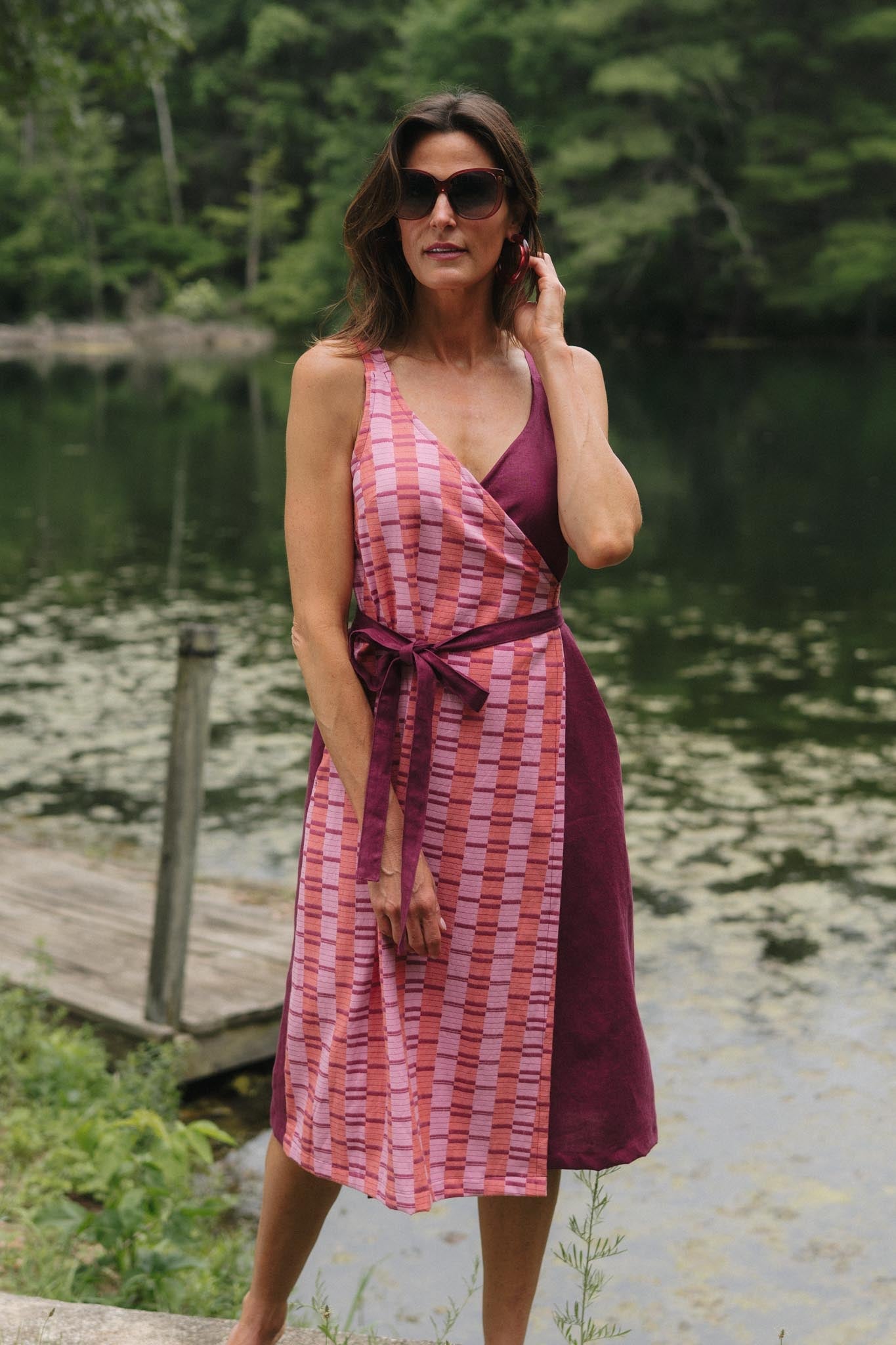 Rove Dress in Hibiscus