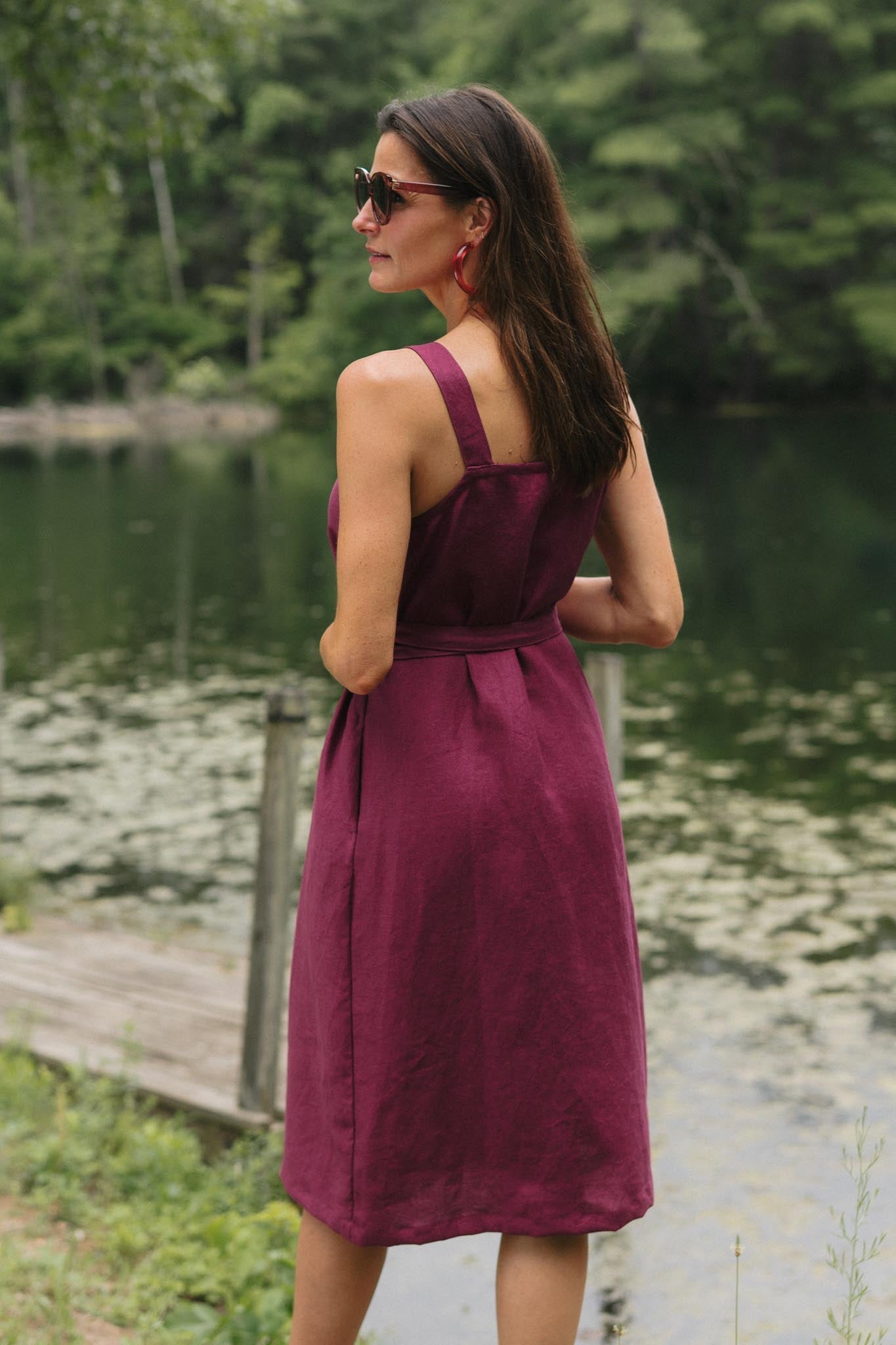 Rove Dress in Hibiscus
