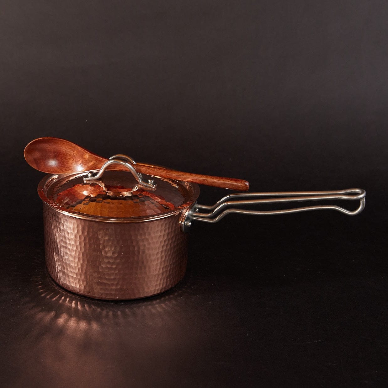 Sertodo Pots &amp; Pans 1.5 quart - 6 x 3.5 inch Copper Saucepan 1.5 quart and 2.5 quart