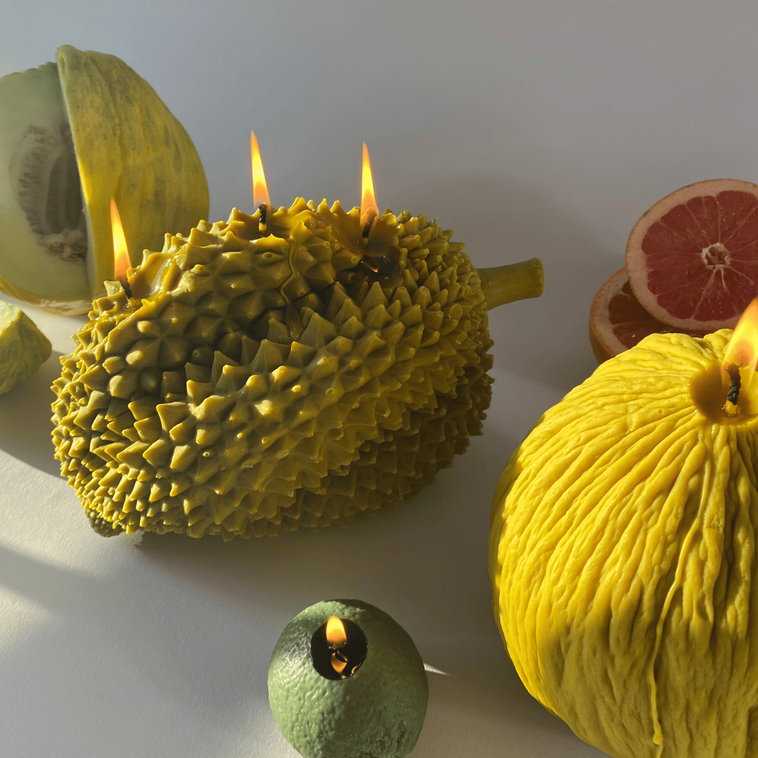 Scandles Farmers Markets Yellow / Tropical / Single Durian Durian Candle