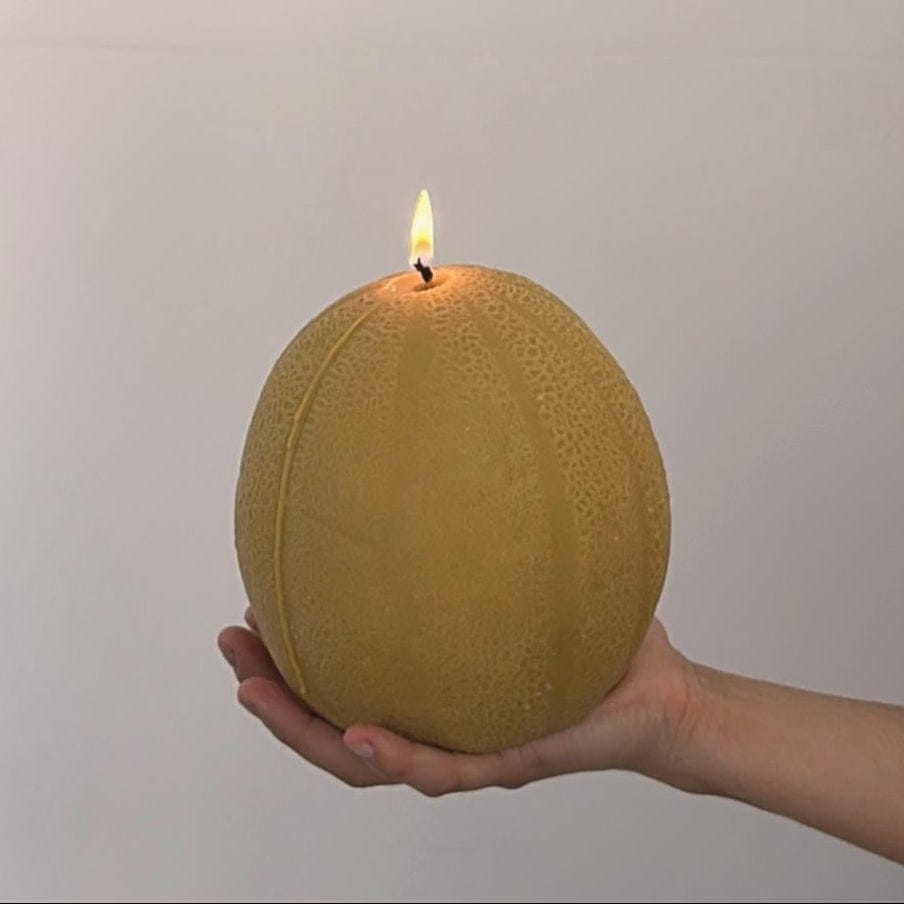 Scandles Farmers Markets Yellow / Melon / Single Melon Cantaloupe Melon Candle
