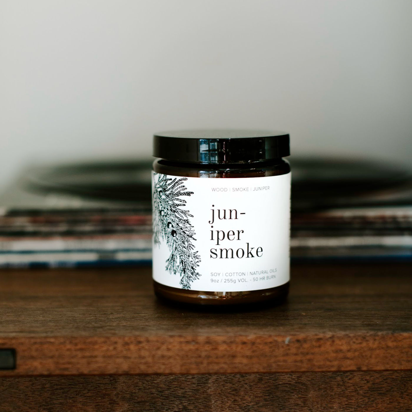 Juniper Smoke Soy Candle - My American Goods