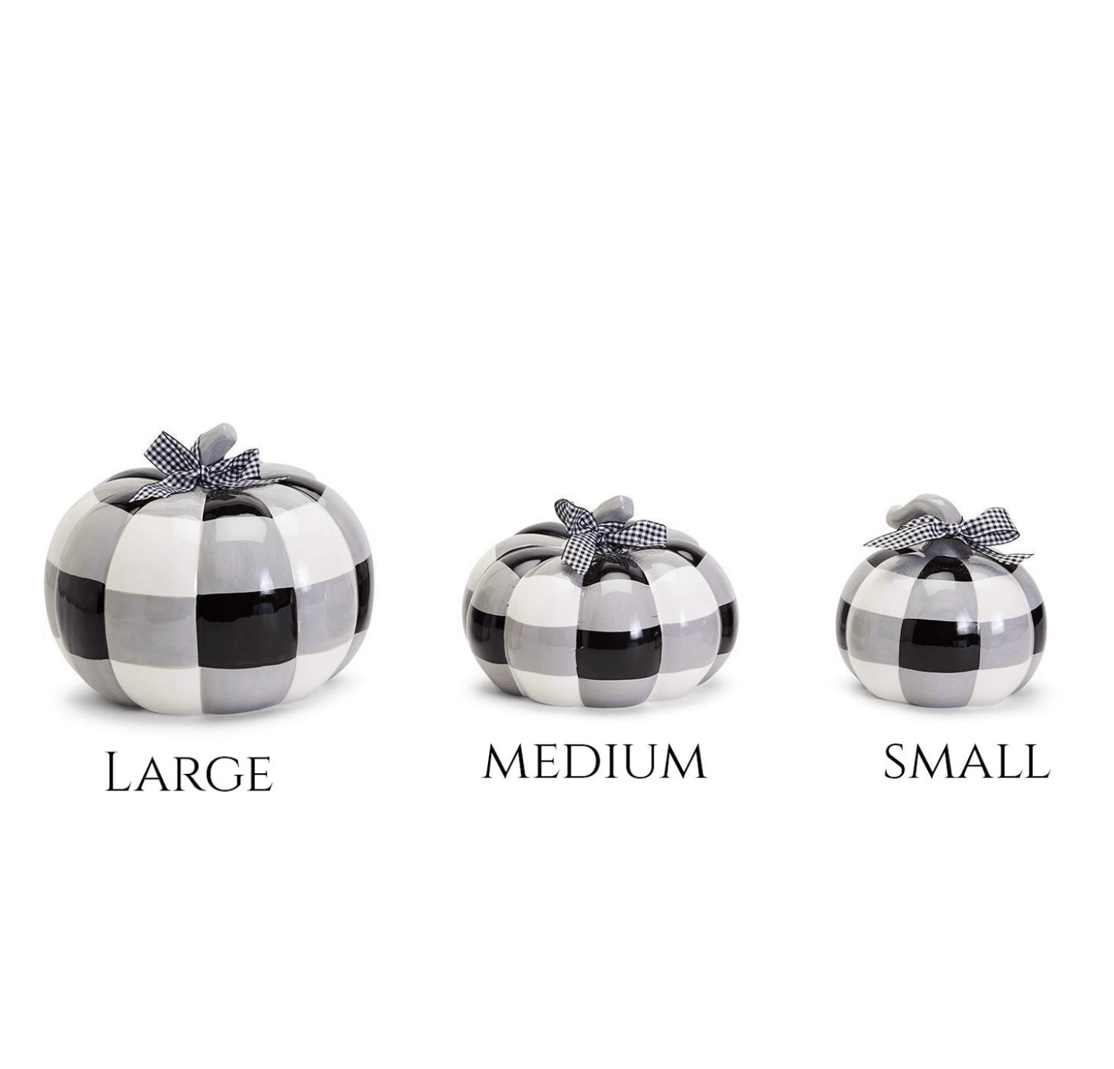 Gia Roma Pumpkin Buffalo Check Pumpkin