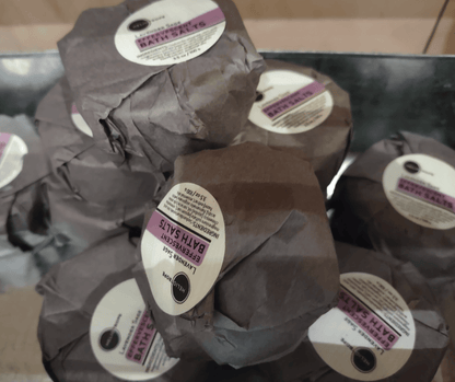 Heliotrope SF Bath Salt Effervescent Bath Fizzies w/Jojoba &amp; Silk Proteins - NEW SCENTS!