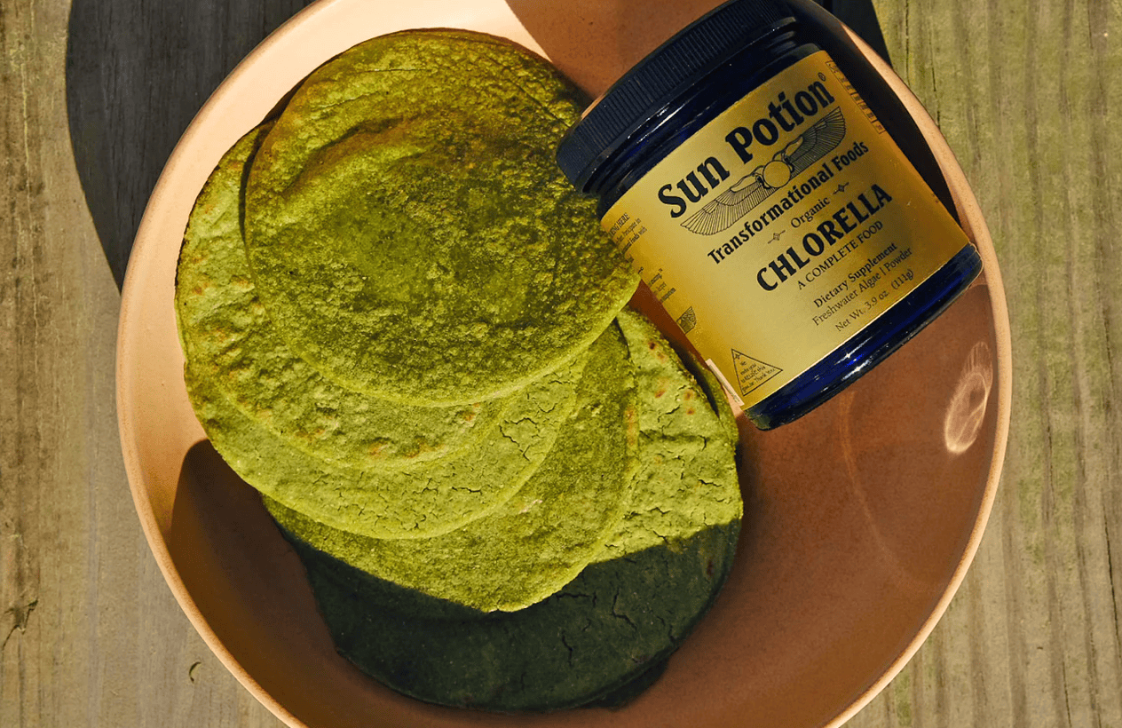 Sun Potion Adaptogen 111g Jar Chlorella Powder (Organic, Sound Processed)