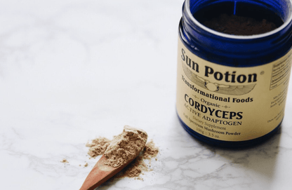 Sun Potion Adaptogen 100g Jar Cordyceps Mushroom Powder (Organic)
