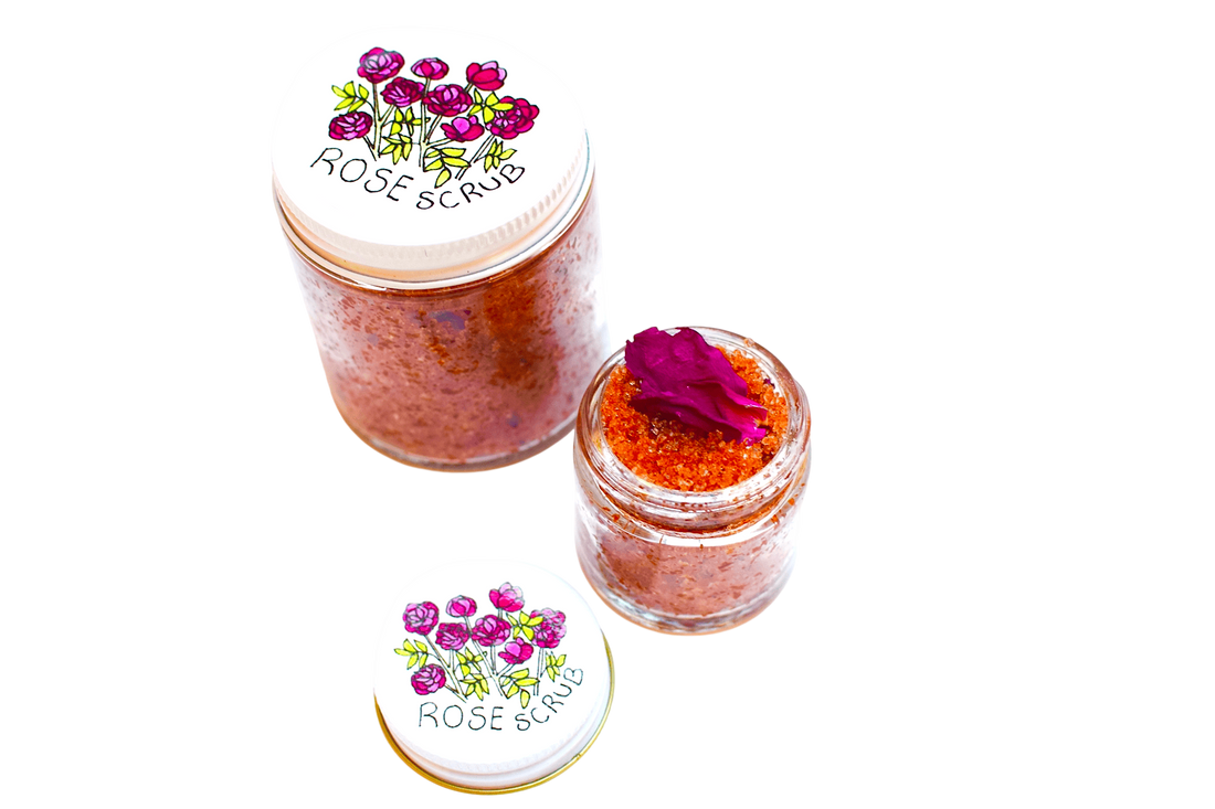 plant makeup Beach Rose Scrub