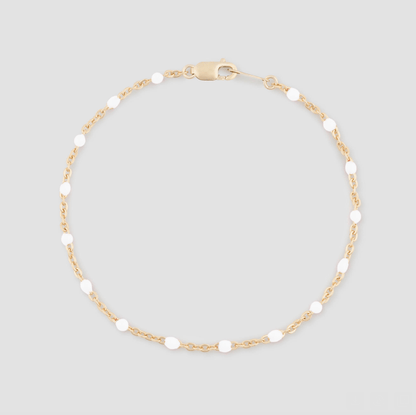 White Daisy Bracelet