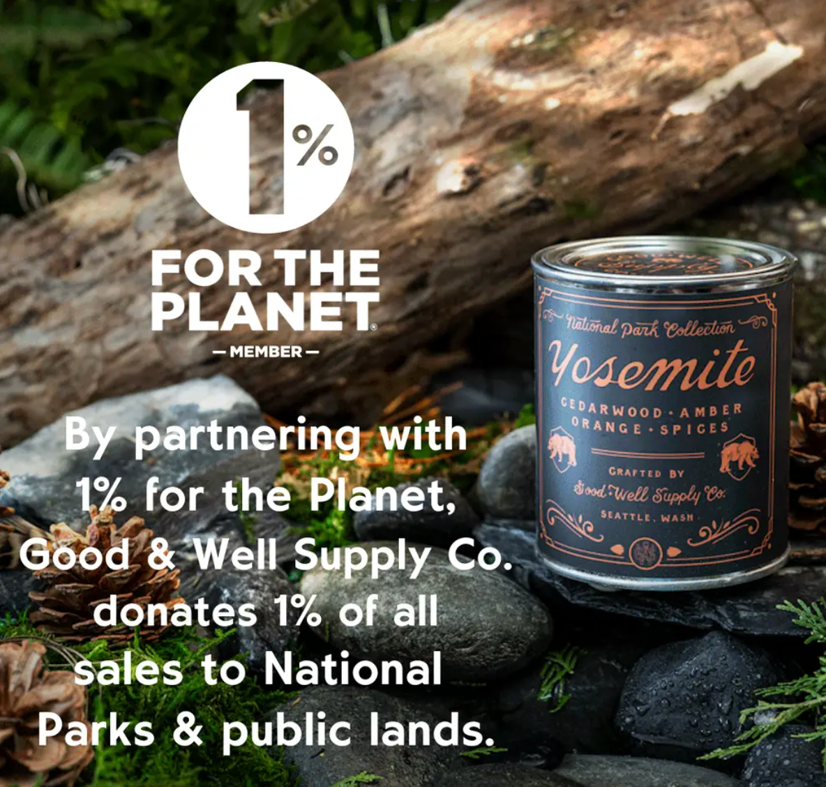 Good &amp; Well Supply Co Candles Sequoia National Park Candle