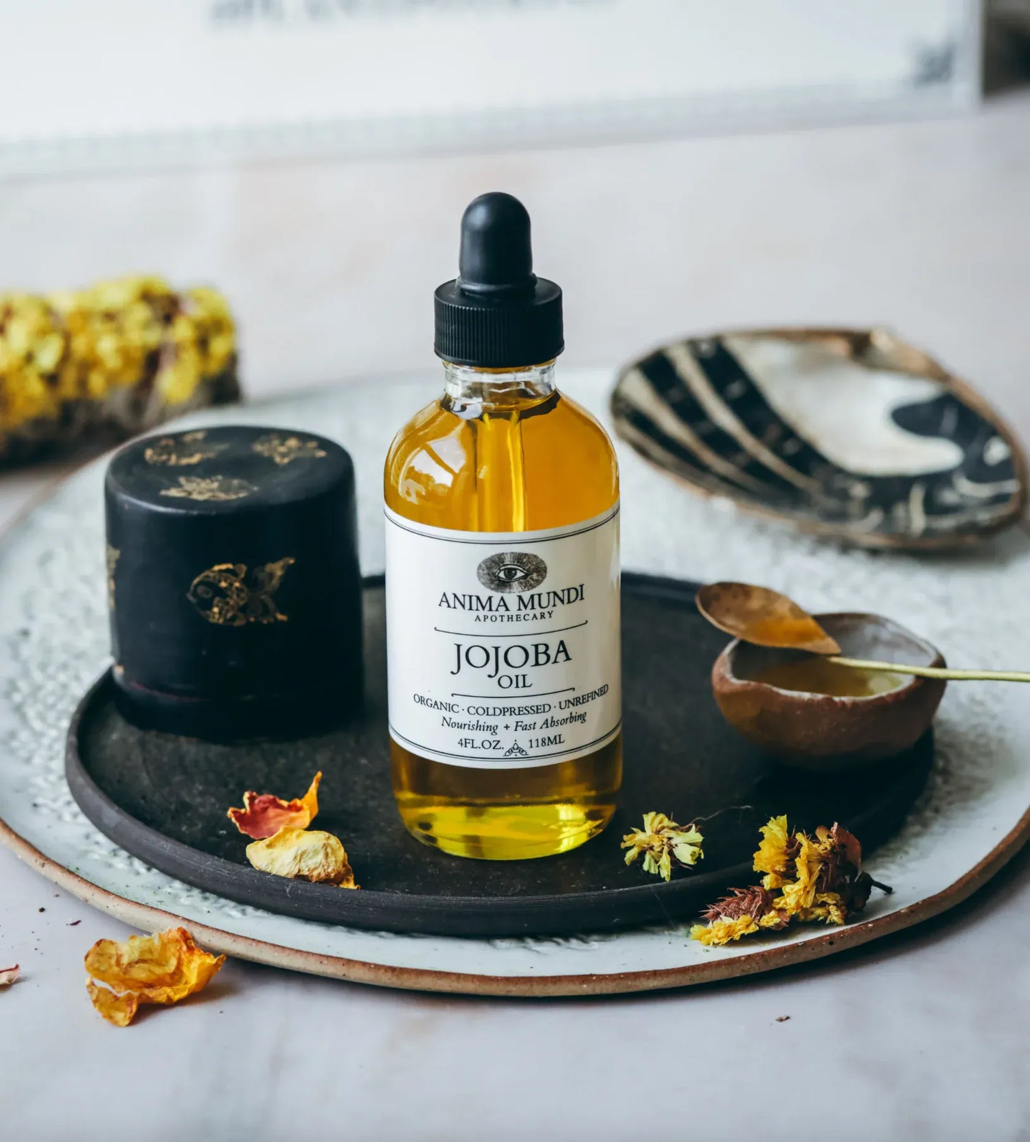 Anima Mundi JOJOBA OIL | Coldpressed, Unrefined - 4 fl oz