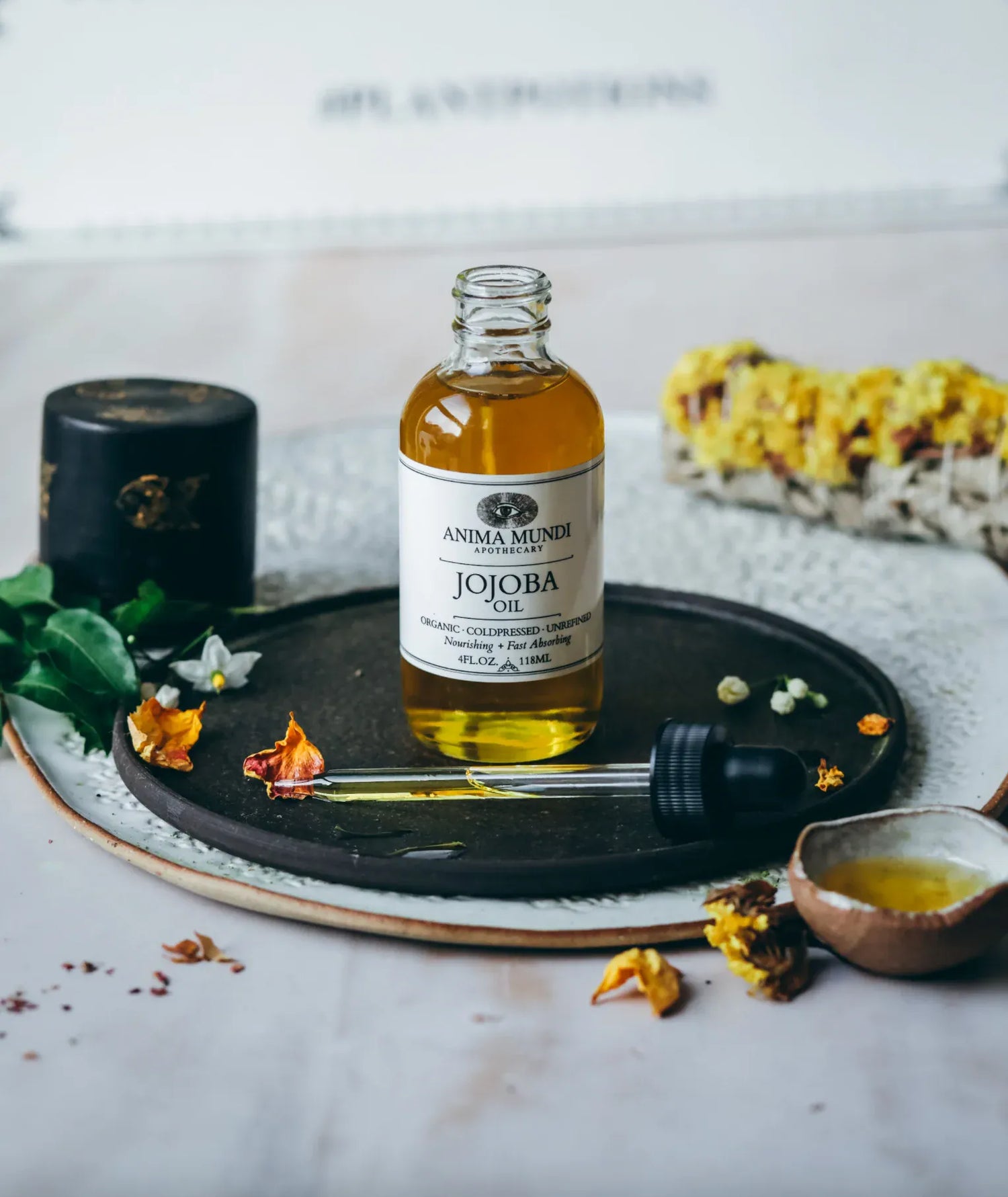 Anima Mundi JOJOBA OIL | Coldpressed, Unrefined - 4 fl oz