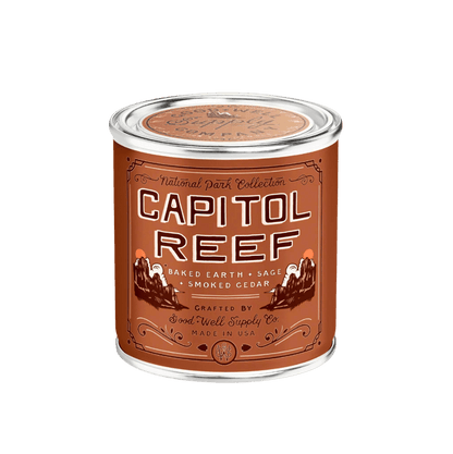 Good &amp; Well Supply Co Candles Capitol Reef National Park Candle