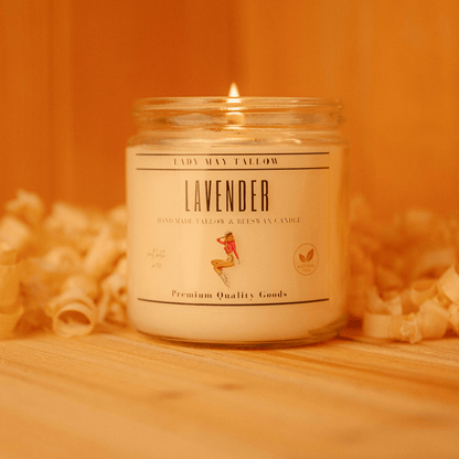 Lady May "Classics" All Natural, Tallow &amp; Beeswax Candle
