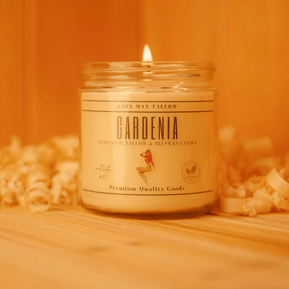 Lady May Tallow Candles Lady May "Classics" All Natural, Tallow &amp; Beeswax Candle
