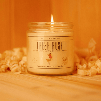 Lady May Tallow Candles Lady May "Classics" All Natural, Tallow &amp; Beeswax Candle