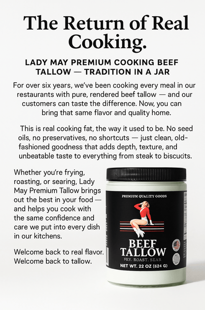 22oz Premium Cooking Beef Tallow