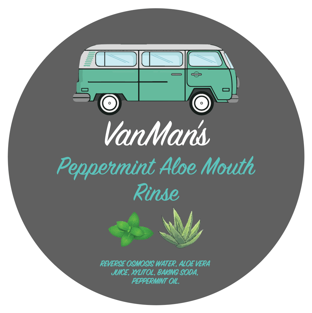 aloe vera mouth rinse VanMan Peppermint Aloe Mouth Rinse - 8 oz