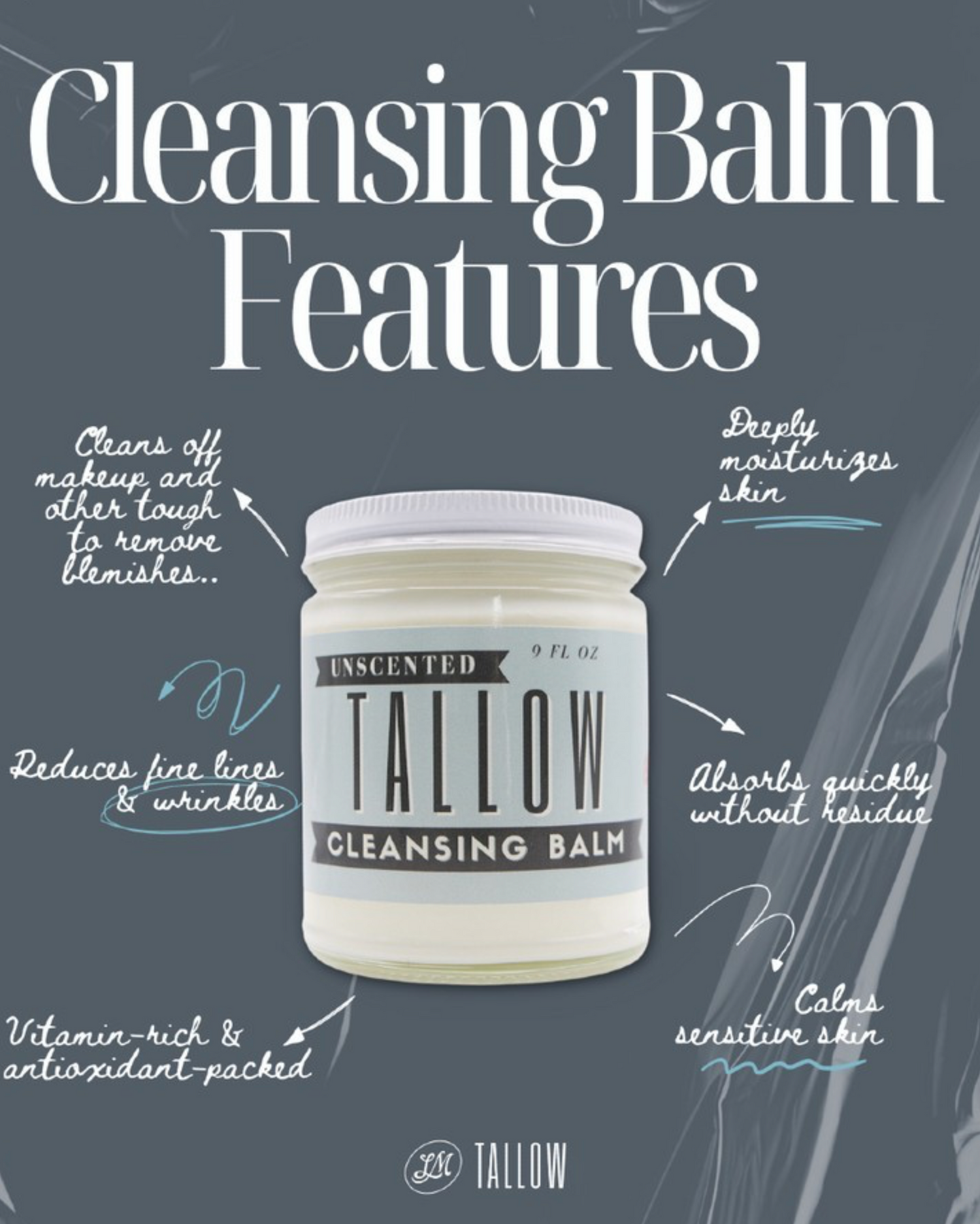 Unscented Tallow Balm | All-Natural Beef Tallow Moisturizer