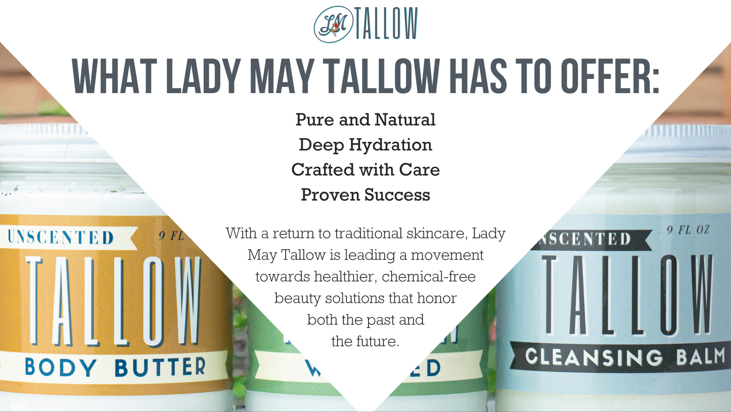 Natural Beef Tallow Skincare Collection - Lotion, Butter, Balm &amp; Whipped