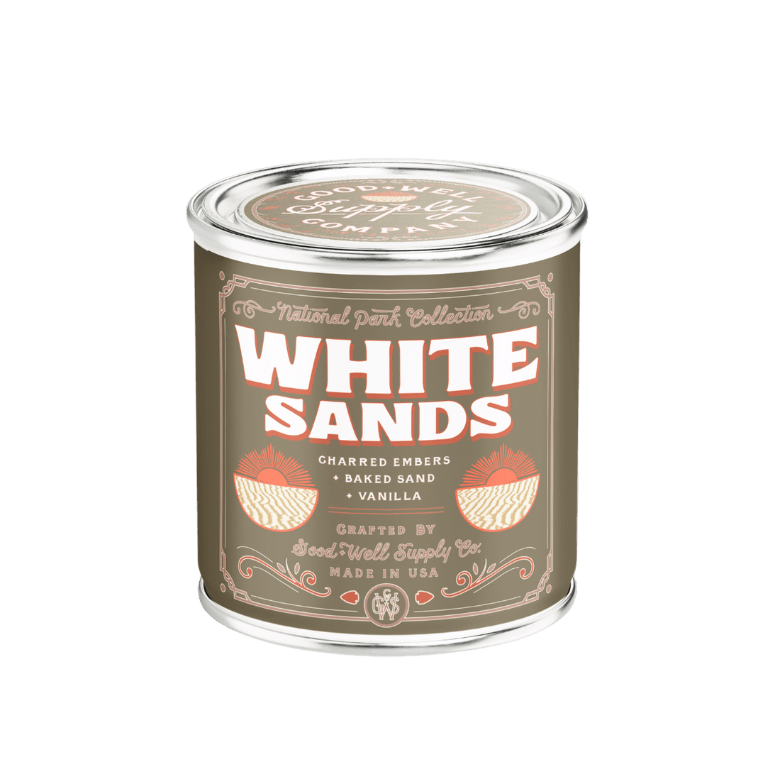 Good &amp; Well Supply Co Candles White Sands National Park Candle
