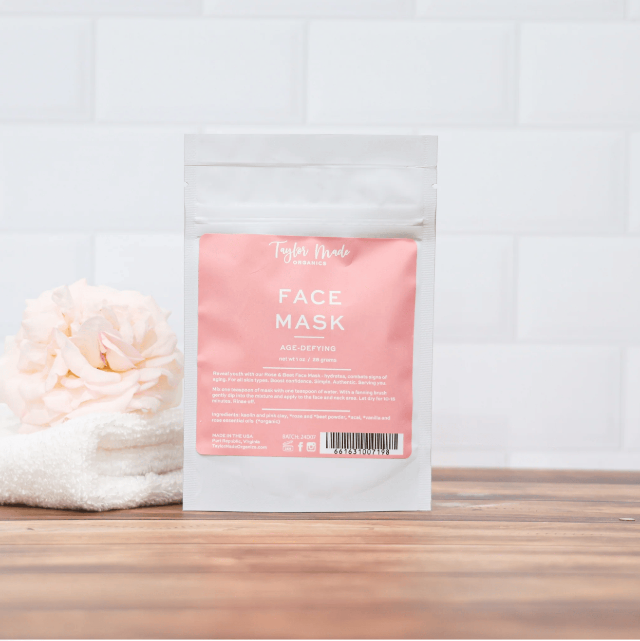 Taylor Made Organics face mask Age-defying Face Mask