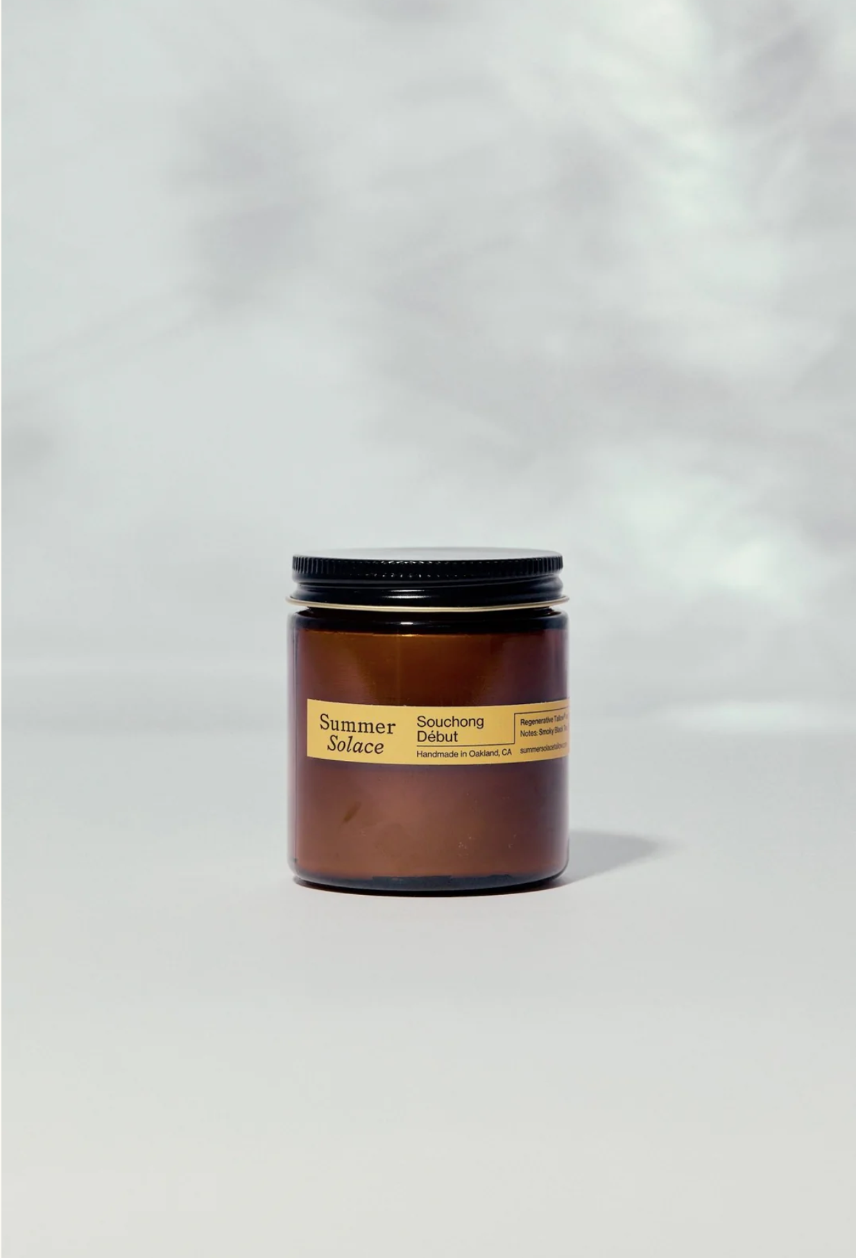 Souchong Debut – Tallow Travel Candle | Black Tea &amp; Vetiver - My American Goods