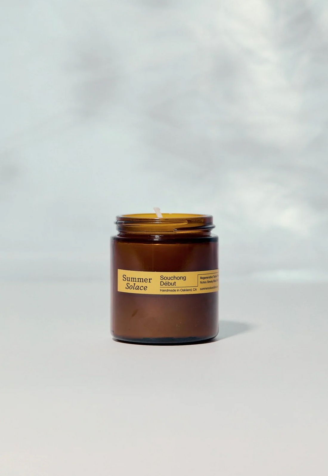 Souchong Debut – Tallow Travel Candle | Black Tea &amp; Vetiver - My American Goods