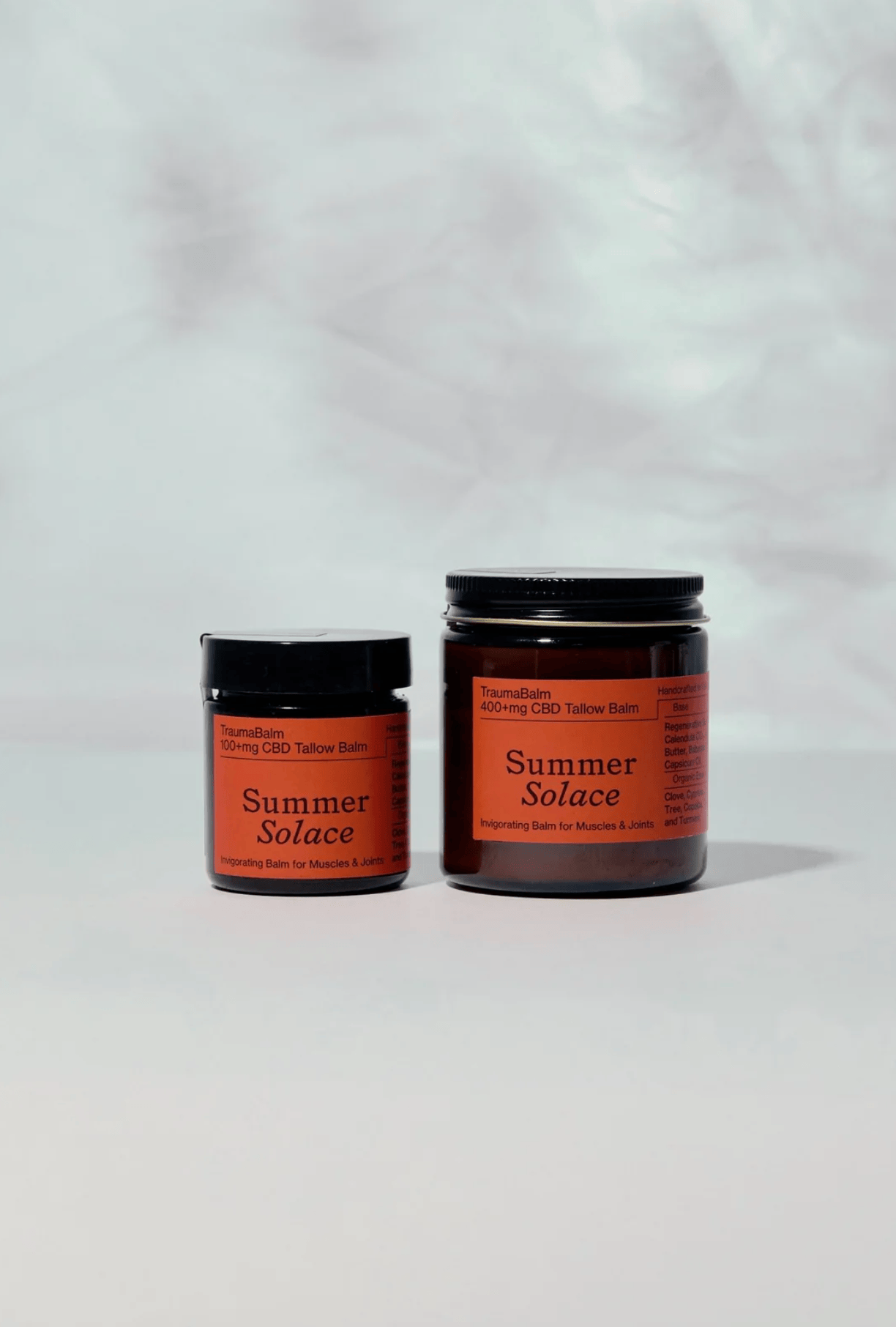 Summer Solace Tallow Tallow Balm TraumaBalm Set – Warming Muscle Rub | Capsicum &amp; Thai Ginger