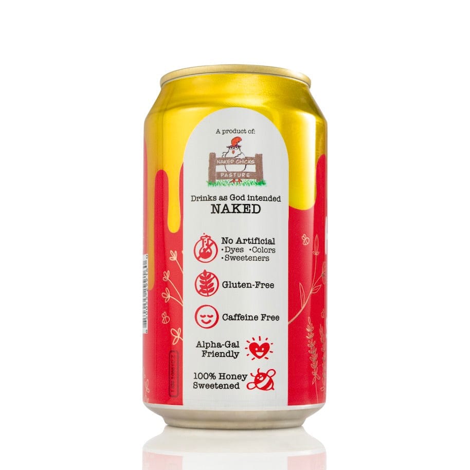 Yes Honey Drink Bee Original Strawberry Soda Alternative
