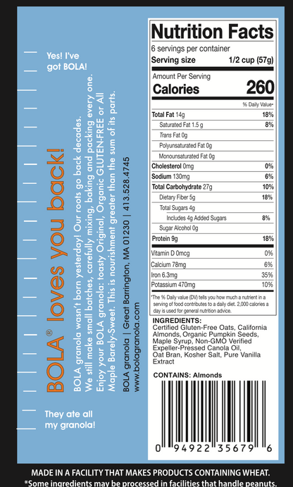Barely Sweet GLUTEN-FREE