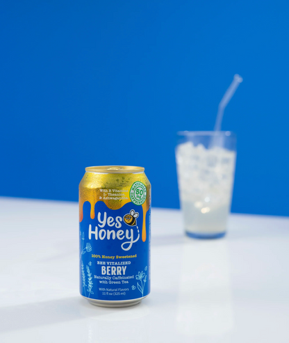 Bee Vitalized Sparkling Honey Sweetened Berry Tea - My American Goods