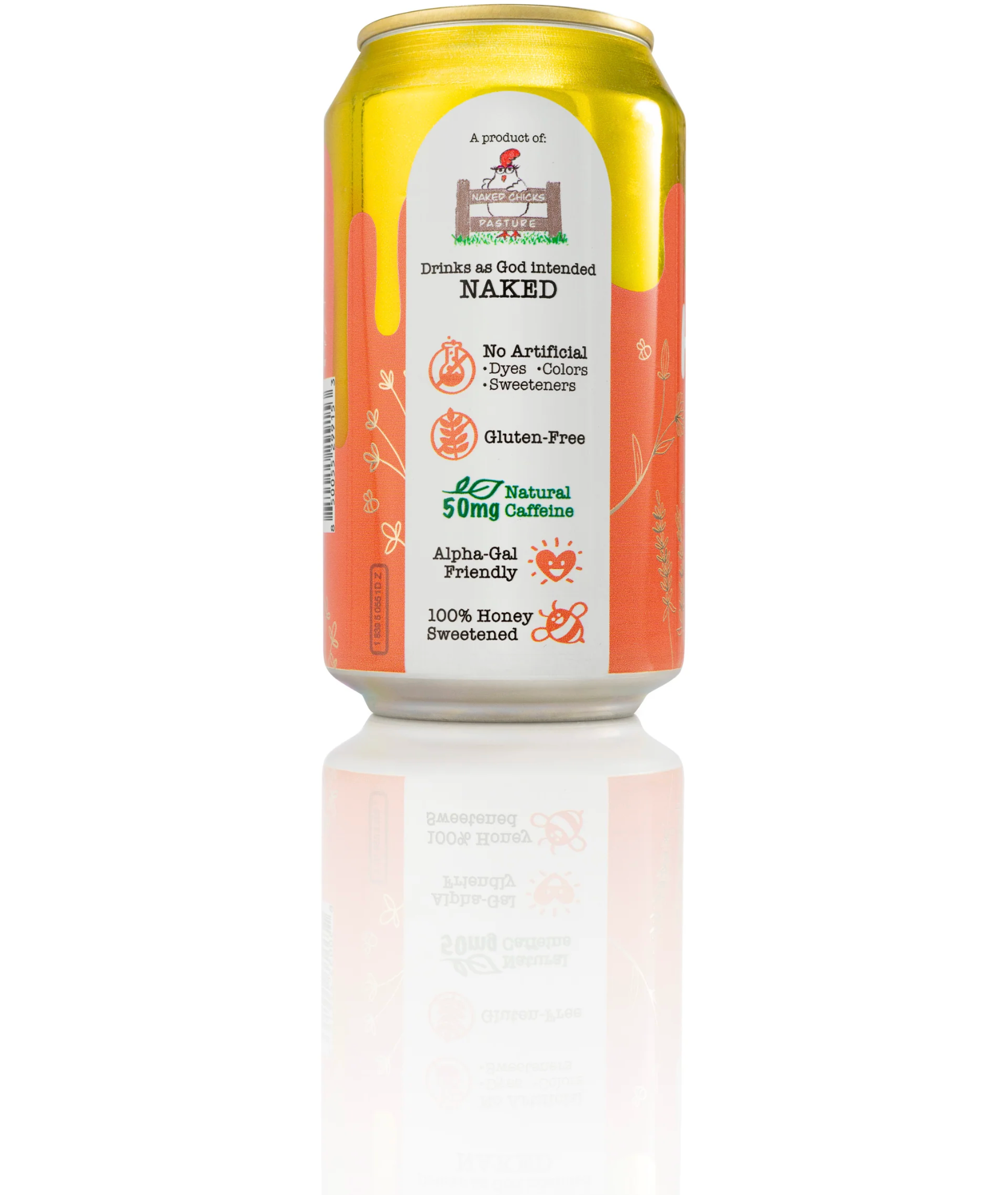 Bee Vitalized Sparkling Honey Sweetened Peach Tea - My American Goods