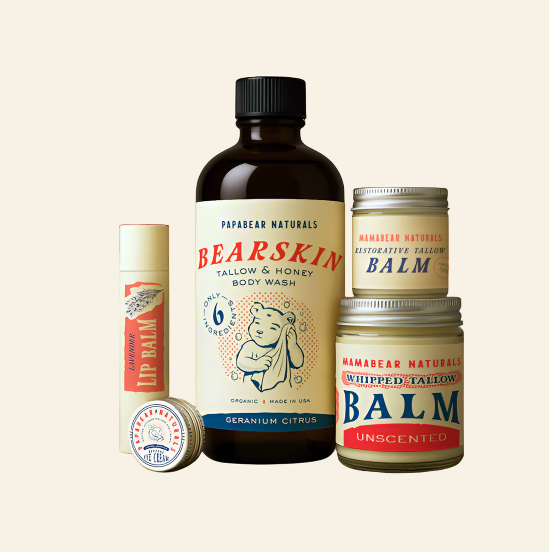 Papabear Self Care Bundle - Tallow Skincare