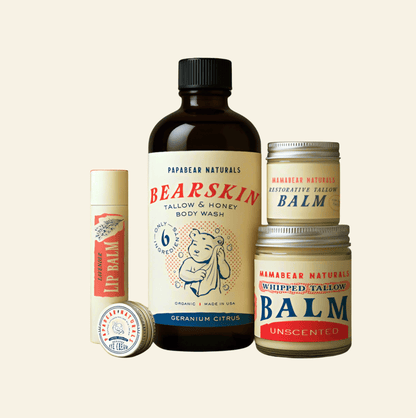 Papabear Self Care Bundle - Tallow Skincare - My American Goods