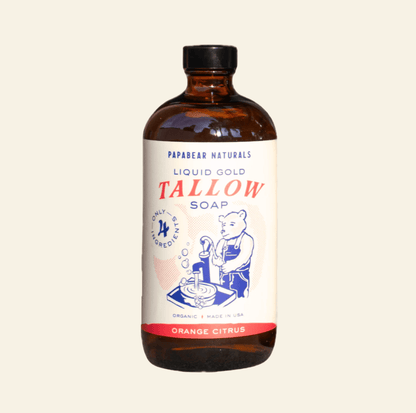 Papabear  Liquid Gold Tallow Soap - My American Goods