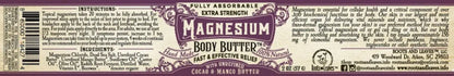 Roots and Leaves, LLC Lotion &amp; Moisturizer Magnesium Body Butter
