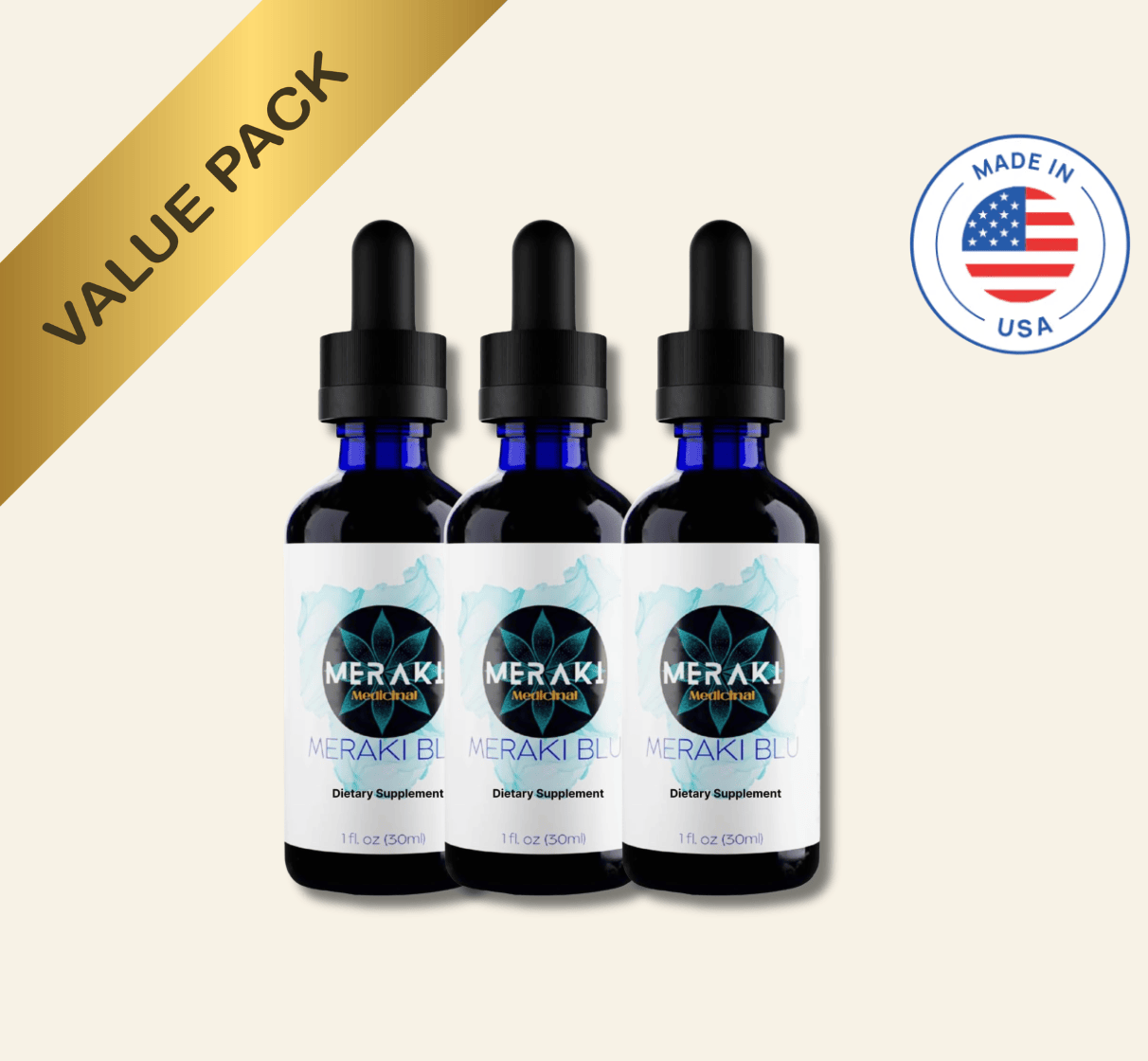 Meraki Blu USP Grade Methylene Blue 150mg