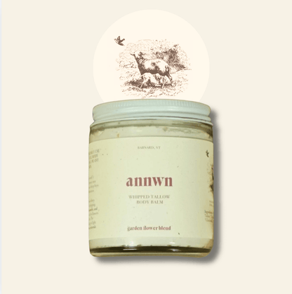 Annwn Whipped Tallow Balm 4oz Garden Blend Body Balm