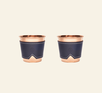 Sertodo Barware &amp; Bar Tools Son of a Sailor x Sertodo Cup and Leather Sleeve Set