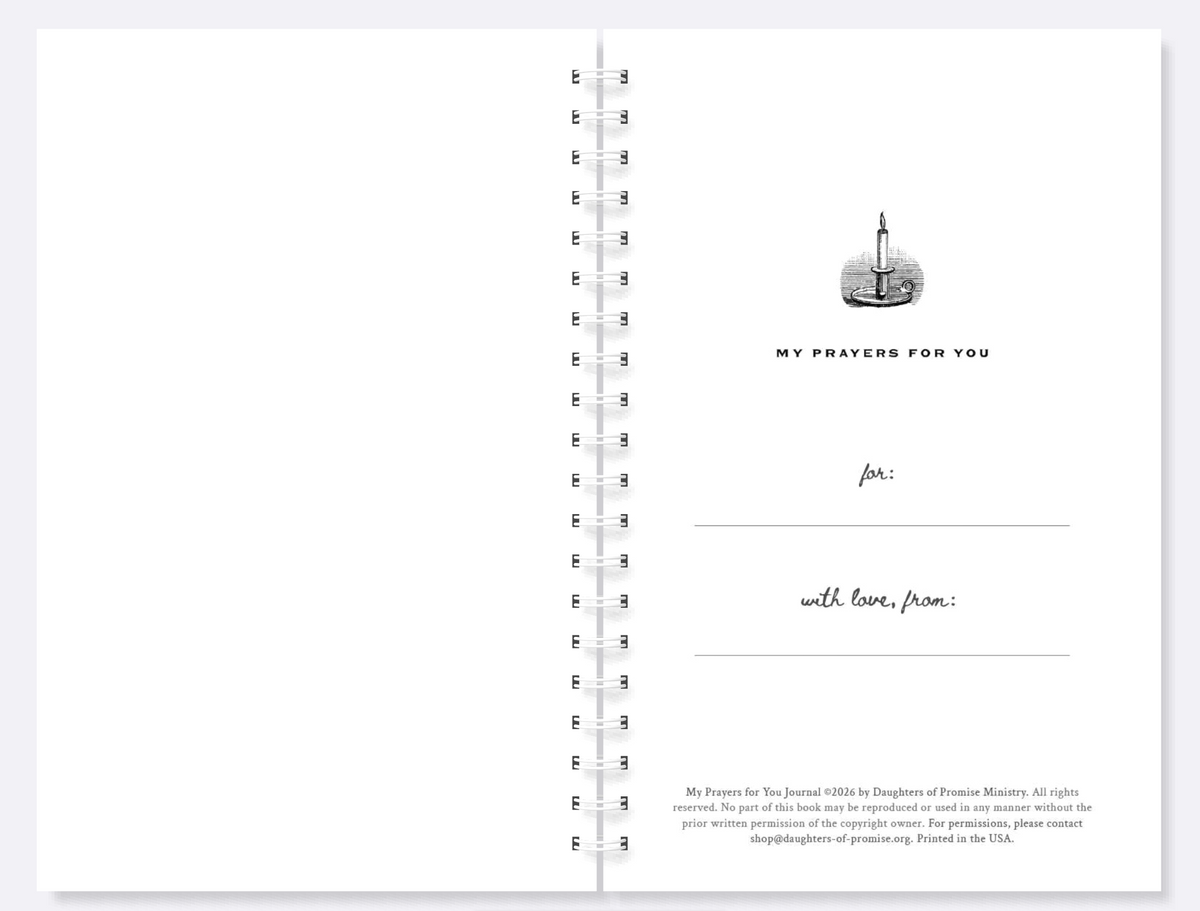 "My Prayers For You" Journal