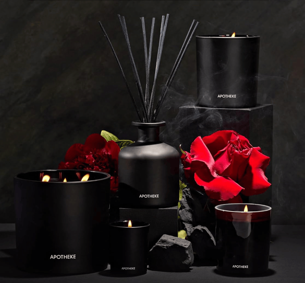 APOTHEKE Mini Candle Tins Charcoal Mini Candle Tin