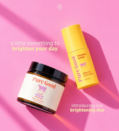 Brightening Duo – Vitamin C Serum + Fresh Citrus Tallow Balm