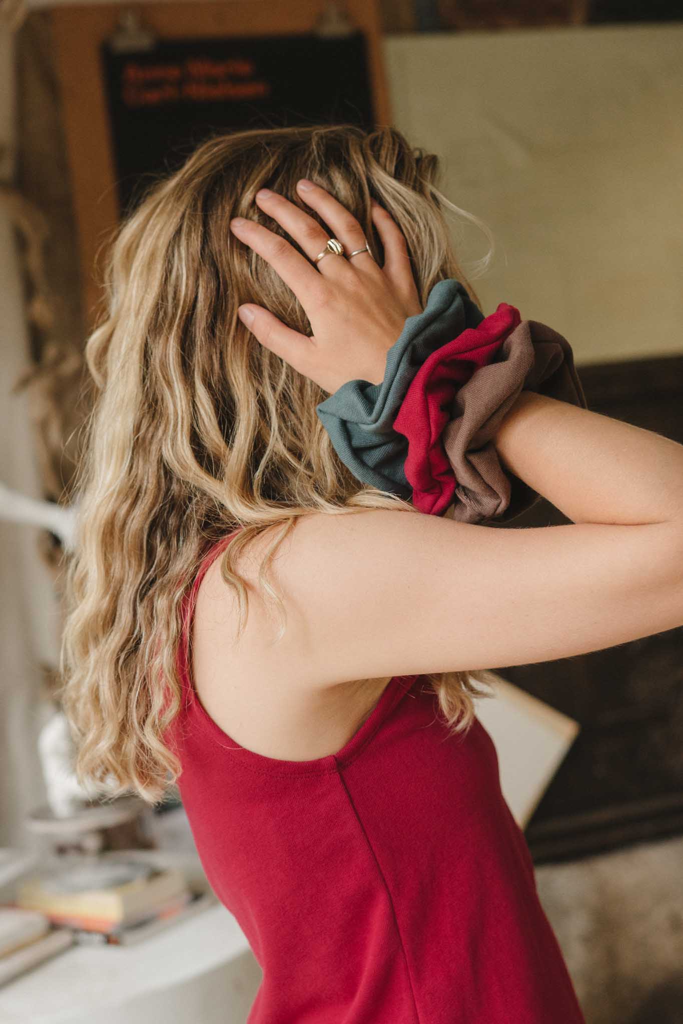 Scrunchies in Cotton Jersey