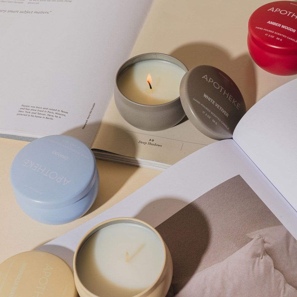 APOTHEKE Mini Candle Tins Sea Salt Grapefruit Mini Candle Tin