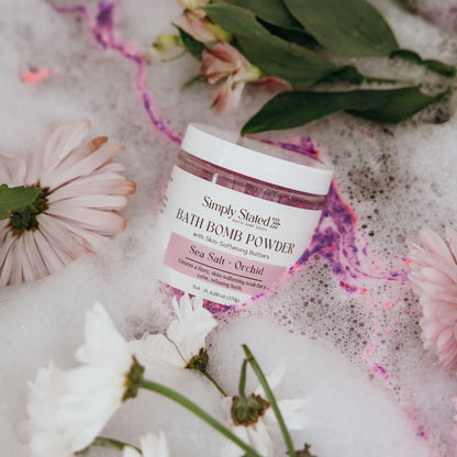 Sea Salt + Orchid Bath Bomb Powder